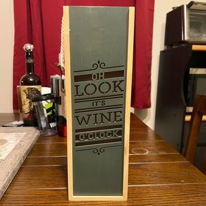 Lighted latern Wine Caddy